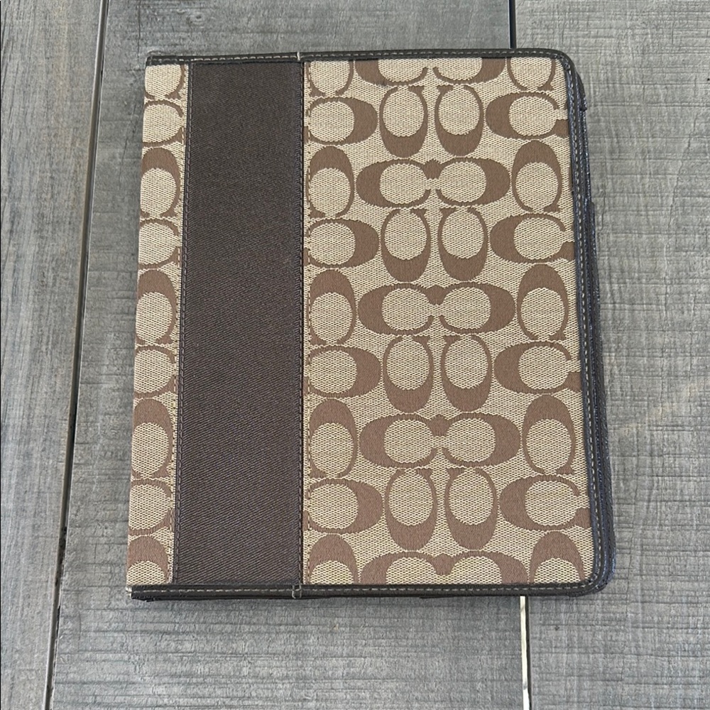 Coach Brown Tablet Case